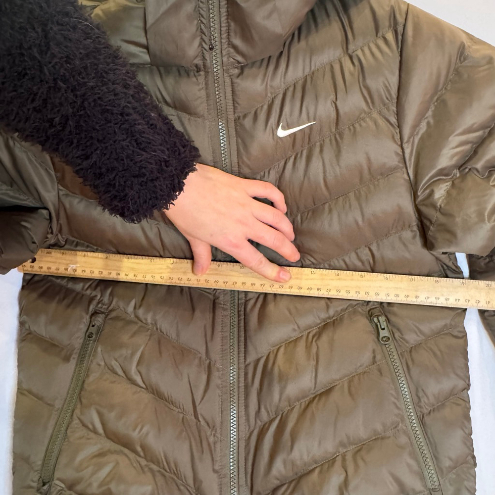 Nike Therma-Fit Primaloft Puffer Jacket Women's XS Olive Green NWT - Picture 11 of 12